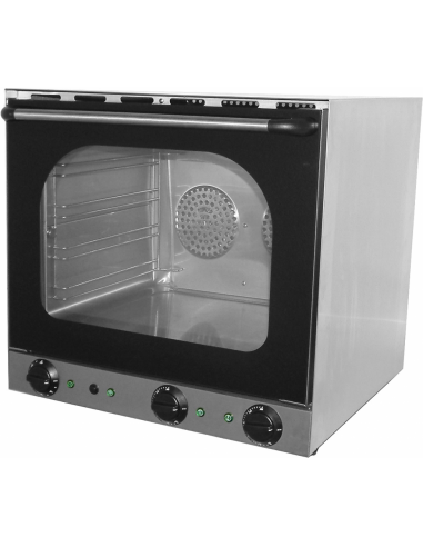 Forno Elettrico Convezione S4 Inox Grill Umidificatore con 4 Teglie