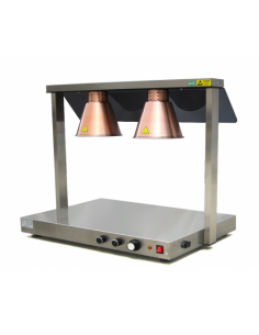 Piano Caldo da Banco LH2 con 2 Lampade Riscaldanti Infrarossi