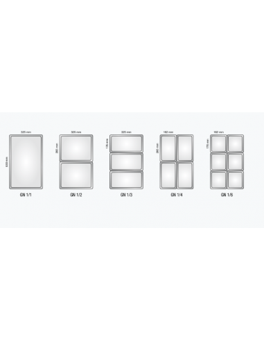 Vetrina Refrigerata Porta Ingredienti 4 Gastronorm - AK12438