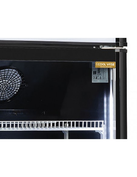 Frigorifero Bevande Nero Opalina e Led - 300 Lt - DC328CB