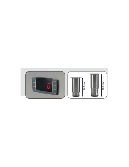 Congelatore Verticale Ventilato GN2/1Digitale - AK654BTG