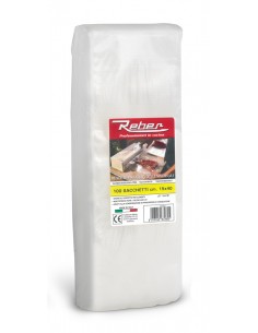 Buste Goffrate da 105 Micron 300 Sacchetti Dimensione 15x40 cm