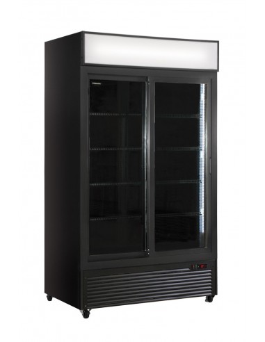 Frigorifero Bibite Nero - 2 Porte Scorrevoli - CL1100V2GCSLBlack