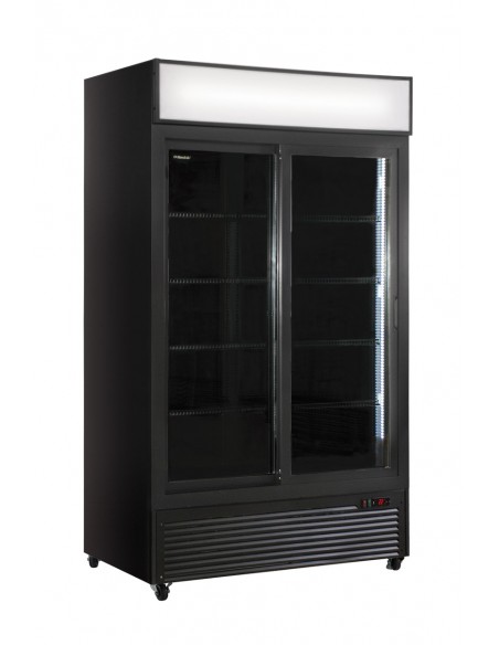 Frigorifero Bibite Nero - 2 Porte Scorrevoli - CL1100V2GCSLBlack