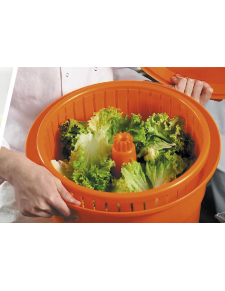 Asciuga Insalata Elettrico Tubo Scarico Acqua Capacità 20 Lt - EM20