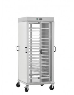 Carrello Portapiatti Armadiato Riscaldato 10 Griglie GN2/1 - CG1439AC