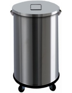 Pattumiera con Ruote Capacità 63 lt Diametro cm 39x60 h - AV4671