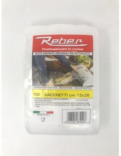 Buste Goffrate da 105 Micron 100 Buste Dimensione 12x20 cm