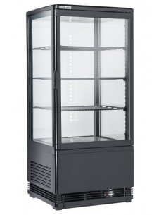 Vetrina Refrigerata Ventilata 4 Lati Vetro Capacità 78 Lt - RC78B