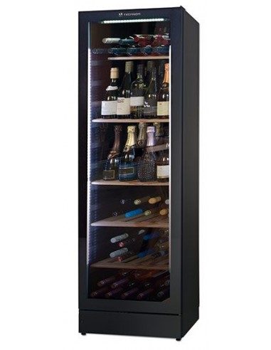 Cantina Vino Verticale 5 Mensole Legno Dimensione 595x630x1860 mm