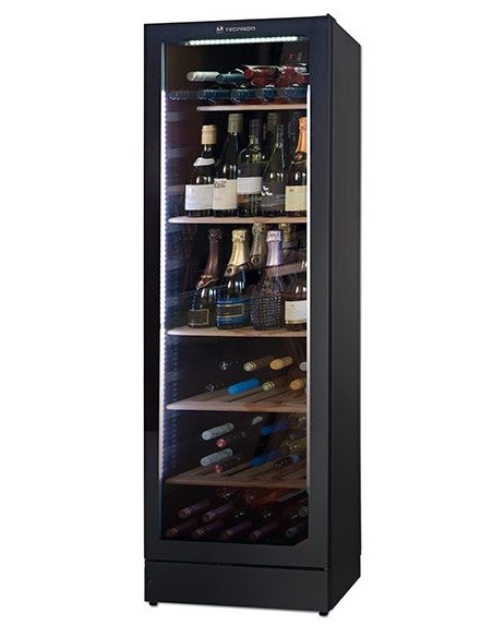 Cantina Vino Verticale con Mensole in Legno - WINE185FGBRUT