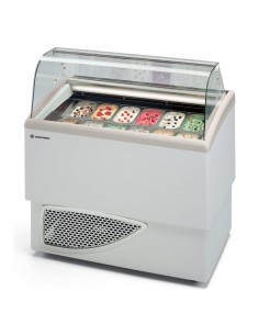 Vetrina Orizzontale Gelato CARISMA6+6 Mantecato 12 Vaschette e Riserva