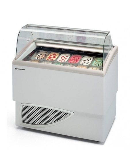 Vetrina Orizzontale Gelato CARISMA6+6 Mantecato 12 Vaschette e Riserva