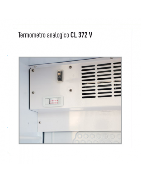 Frigo Vetrina Bibite Porta Vetro Capacità 342 Lt - CL372V White