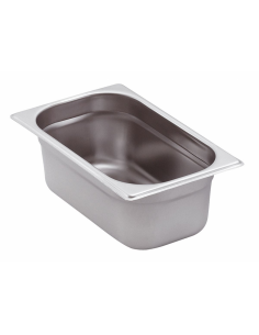 Bacinella GN 1/4 Acciaio Inox - H 150 mm - GN1/4 H15