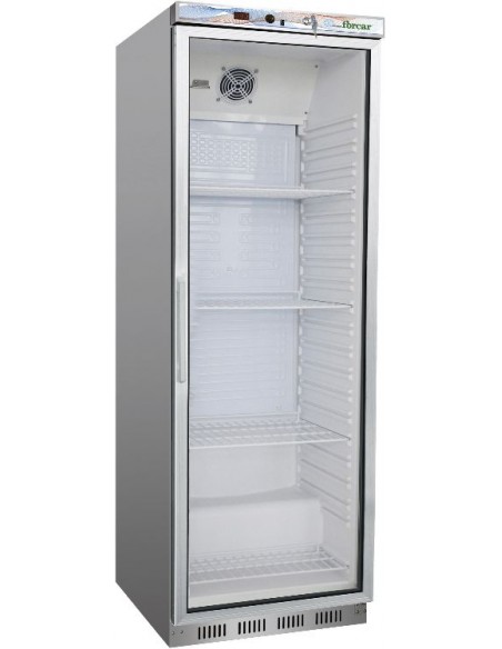 Congelatore Verticale in Acciaio 430 Porta Vetro - G-EF400GSS