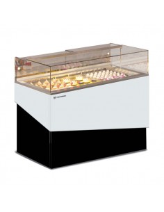 Vetrina Refrigerata Ventilata Pasticceria con Vetro 1 Piano 600x1200
