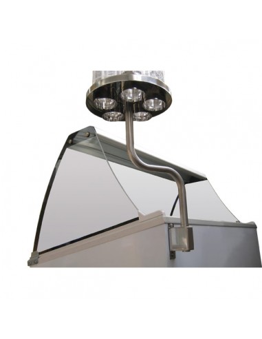 Banco Gelato 8 Vaschette con Riserva Dimensione 1548x615x1296 mm