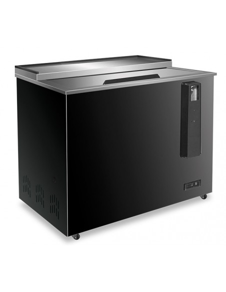 Pozzetto Frigo Bevande Nero - Porta Scorrevole - 279 Lt - BTG90
