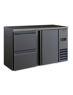 Frigorifero Retro Banco BB221SD Nero Ventilato Capacità 250 Lt
