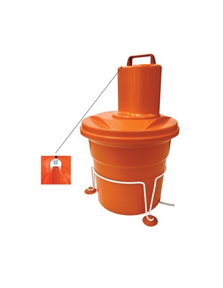Asciuga Insalata Elettrico Tubo Scarico Acqua Capacità 20 Lt - EM20