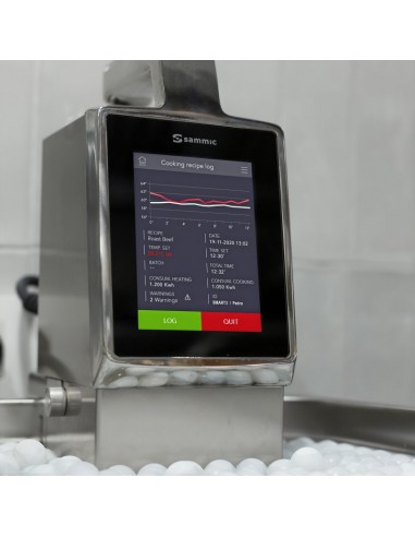 Roner Cottura Bassa Temperatura Display Touch Capacità Vasca 56 Lt