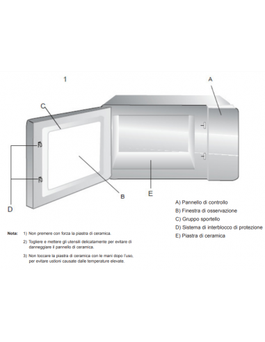 Microonde Comandi Digitali Capacità 25 Lt - MO1000
