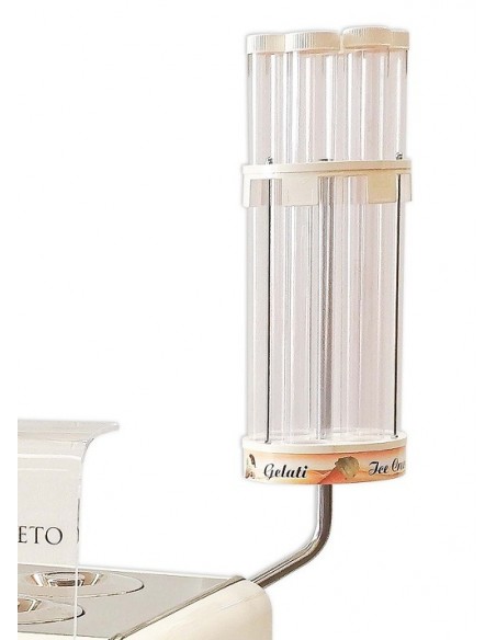 Vetrina Gelato Mantecato 10 Carapine con Riserva - VIAVENETO10C
