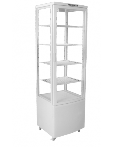 Vetrina Frigo Verticale Colore Bianco VRN235 4 Ripiani