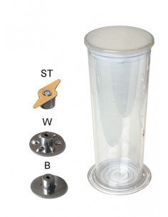 Coltello a 2 Lame con 2 Dischetti e Caraffa 1 Lt Serie Mini 220W