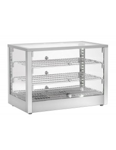 Vetrinetta Riscaldata da Banco Rettangolare 3 Ripiani Led - AK703ECQ