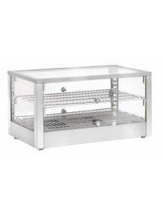 Vetrina Riscaldata da Banco Rettangolare 2 Ripiani - AK702ECQ