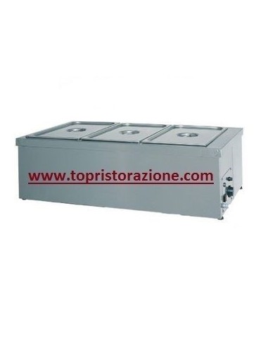 Vasca Calda con Resistenza (senza acqua) - Capacità 3xGN 1/1 - BMS1785