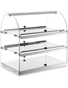 Vetrina Neutra da Banco per Cornetti e Biscotti 3 Ripiani - BN53