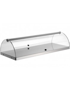 Vetrina Neutra da Banco Acciaio Inox Cupola 1 Ripiano - BN81