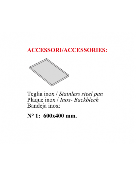 Vasca da Incasso Pasticceria - Piano Inox 61x165 cm - ARMONIA64/4