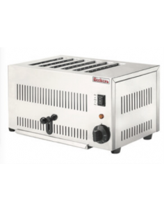 Tostapane in Acciaio Inox per 6 Fette Pane Timer - SV6