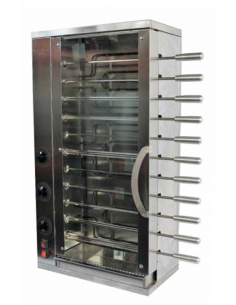 Multigrill Gas per Carne Churrasco - Capacità 11 Spade - CGV6
