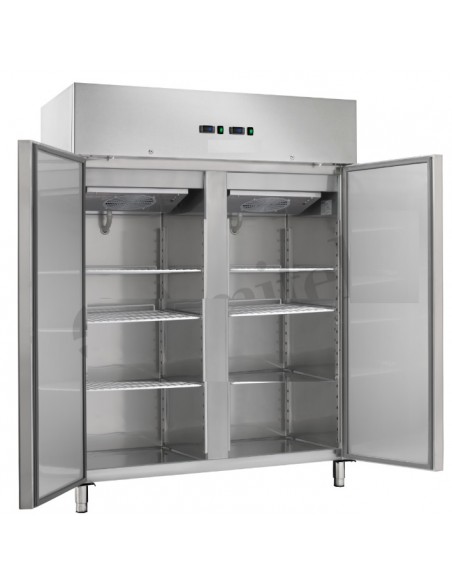 Armadio Frigo GN2/1 Acciaio Inox 2 Temperature - AK1200DTV