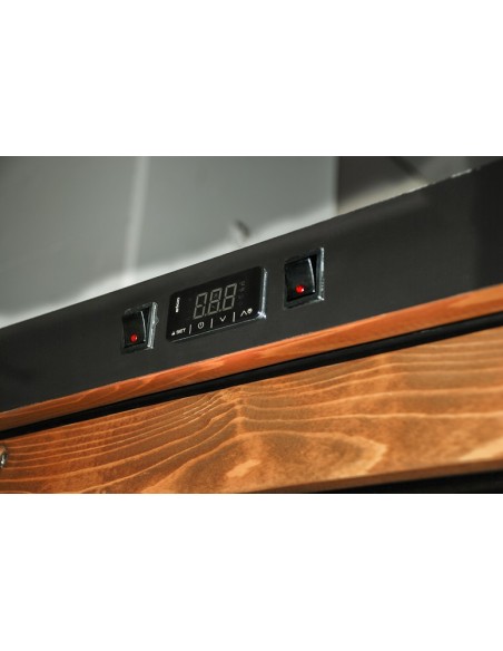 Frigorifero per Vino in Legno Massello Colore Noce - CLW420L NOCE