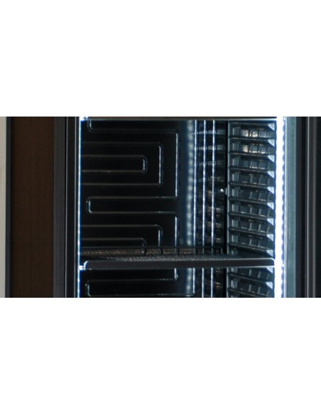 Frigorifero per Vino in Legno Nero Porta Vetro - CLW420LBLACK