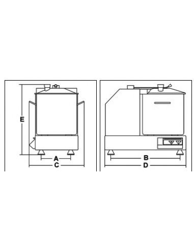 Cutter con Variatore Velocità - Capacità 3,3 lt - C4VV