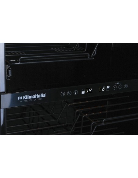 Frigo per Vino Ventilato Porta Vetro Doppia Temperatura - CW160G2TB