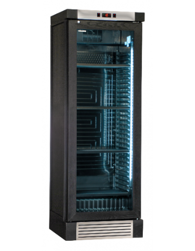 Frigorifero per Vino in Legno Nero Porta Vetro - CLW420LBLACK