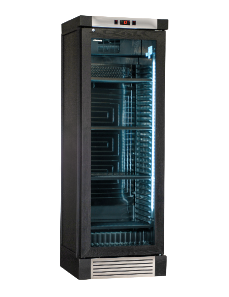 Frigo per Vino Legno Nero Porta Vetro - CLW420LBLACK