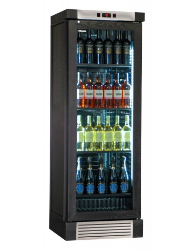 Frigorifero per Vino in Legno Nero Porta Vetro - CLW420LBLACK