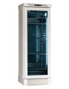 Frigo per Vino Verticale Legno Bianco Porta Vetro - CLW420LWHITE