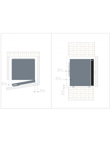 Minibar Hotel Stark 30 Litri – Porta Pannellata Reversibile, Silenzioso e a Basso Consumo