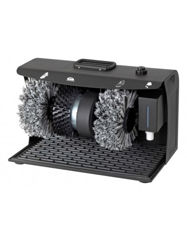 LucidaScarpe Elettrico X12 Dispenser Lucido 2 Spazzole