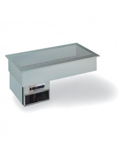 Vasca da Incasso Refrigerata Piano Inox 1630x580 mm